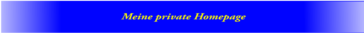 Meine private Homepage